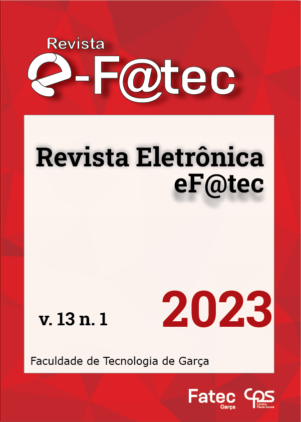 					Visualizar v. 13 n. 1 (2023): Revista Eletrônica e-Fatec
				